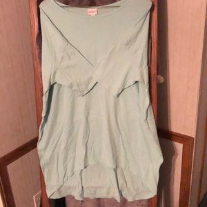 LulaRoe light blue shirt